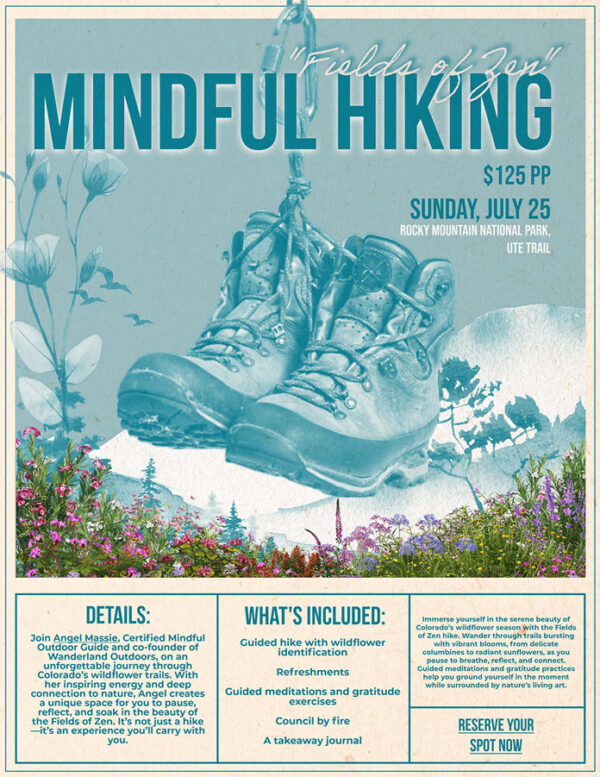 "Fields of Zen" Mindful Hiking Day Escape